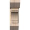 Ekena Millwork Merced Slat Smooth Bracket w/ Offset Brace, Douglas Fir, 7 1/2"W x 24"D x 24"H BKT0806X24X24MRC06SDF - alternate 3